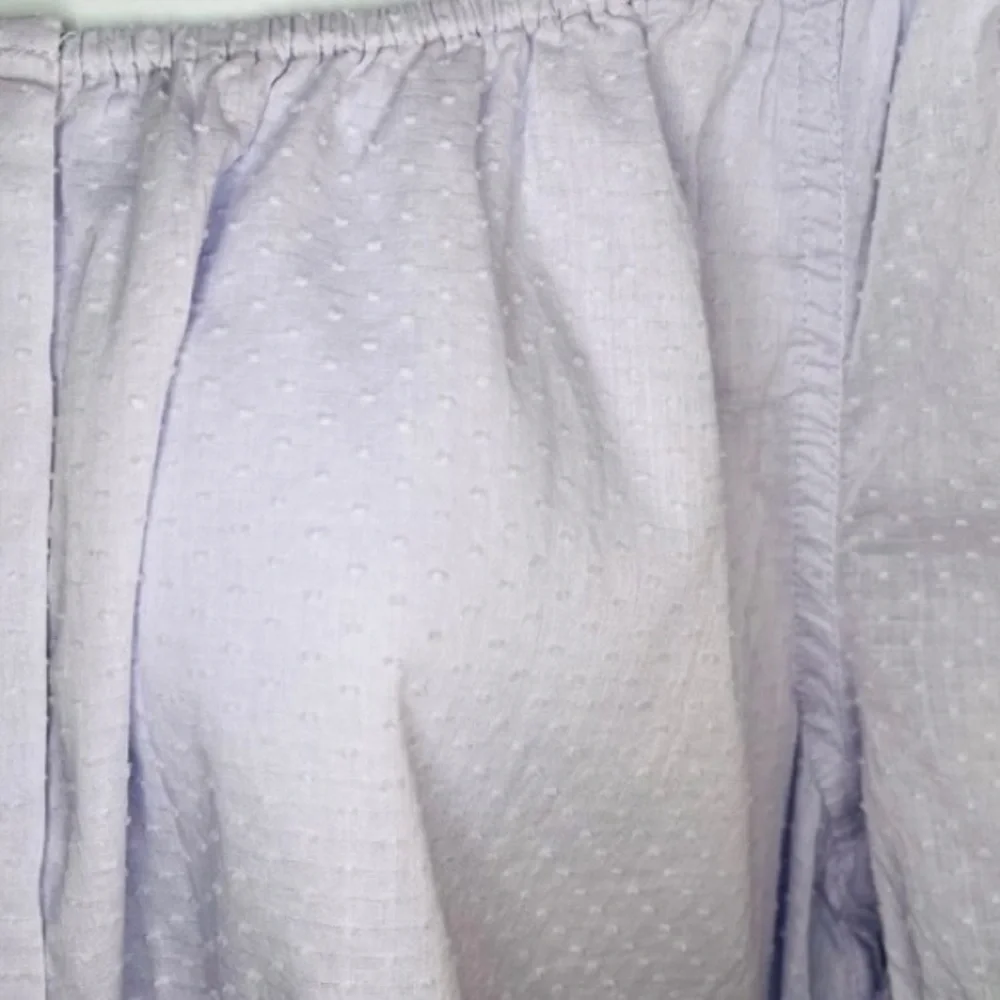 J. Crew Gathered Scoopneck Top in Swiss Dot